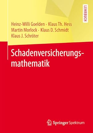 Bild des Verkufers fr Schadenversicherungsmathematik zum Verkauf von Studibuch