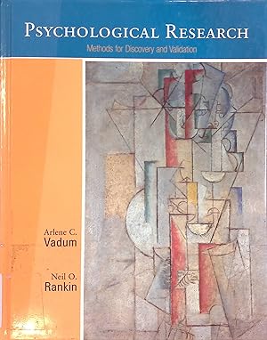 Seller image for Psychological Research: Methods for Discovery and Validation for sale by books4less (Versandantiquariat Petra Gros GmbH & Co. KG)