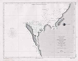 "Baie du Cap Lopez" - Cape Lopez Gabon Gabun Nazareth Bay / Africa Afrika Afrique / sea chart map...