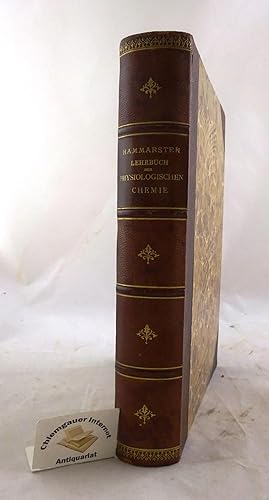 Bild des Verkufers fr Lehrbuch der Physiologischen Chemie. 3.DRITTE (3.), vllig UMGEARBEITETE Auflage. Mit einer Spektraltafel. zum Verkauf von Chiemgauer Internet Antiquariat GbR