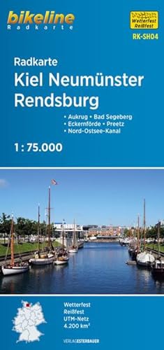 Bild des Verkufers fr Radkarte Kiel Neumnster Rendsburg (RK-SH04): Aukrug - Preetz - Nord-Ostsee-Kanal zum Verkauf von buchlando-buchankauf