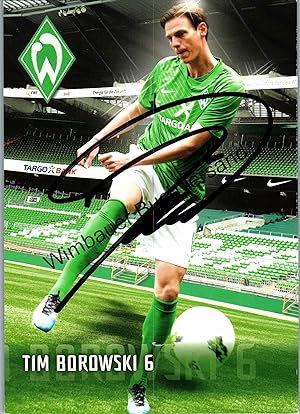 Bild des Verk�ufers f�r Original Autogramm Tim Borowski /// Autogramm Autograph signiert signed signee Saison 2011 zum Verkauf von Antiquariat im Kaiserviertel | Wimbauer Buchversand
