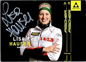 Seller image for Original Autogramm Lisa Hauser Biathlon /// Autograph signiert signed signee for sale by Antiquariat im Kaiserviertel | Wimbauer Buchversand