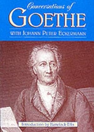 Bild des Verkufers fr Conversations Of Goethe zum Verkauf von WeBuyBooks