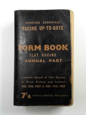 Imagen del vendedor de The Sporting Chronicle racing up-to-date form book, yearly part, 1954 a la venta por Cotswold Internet Books