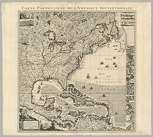 Image du vendeur pour Carte Particuliere de l'Amerique Septentrionale. [Secondary title:] A Map of the British Empire in America with the French, Spanish and the Dutch Settlements Adjacent thereto by Hen. Popple at Amsterdam mis en vente par James Arsenault & Company, ABAA
