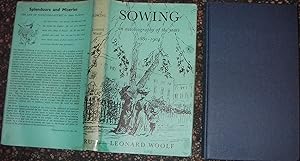 Seller image for Sowing - an autobiography of the years 1880 - 1904 for sale by eclecticbooks