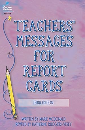 Seller image for Teachers' Messages for Report Cards for sale by WeBuyBooks