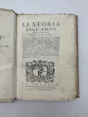 Storia dell'anno MDCCLXX divisa in sei libri