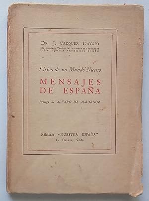 Seller image for Mensajes de Espaa for sale by Apartirdecero