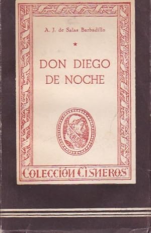 Imagen del vendedor de Don Diego de noche a la venta por LIBRERA GULLIVER