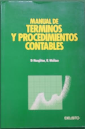 Seller image for Manual de trminos y procedimientos contables for sale by Librera Alonso Quijano