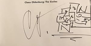 Immagine del venditore per Claes Oldenburg: The Sixties (WITH A SIGNED DRAWING BY OLDENBURG) venduto da Cole & Contreras / Sylvan Cole Gallery