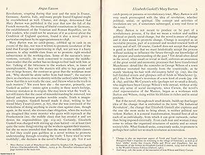 Seller image for Elizabeth Gaskell's Mary Barton: A Novel of 1848? An original article from the Transactions of The Lancashire and Cheshire Antiquarian Society, 1990. for sale by Cosmo Books