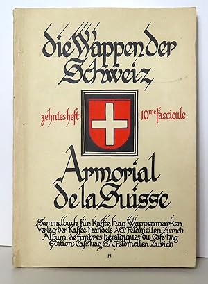 Armorial de la Suisse. Album de Timbres héraldiques Café Hag / Die Wappen der Schweiz. Kaffee Hag...