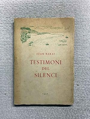 Seller image for Testimoni del silenci for sale by Campbell Llibres