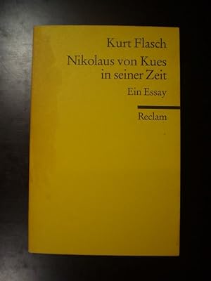 Seller image for Nikolaus von Kues in seiner Zeit. Ein Essay for sale by Buchfink Das fahrende Antiquariat