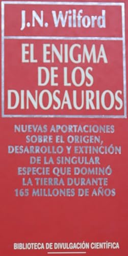 Imagen del vendedor de El enigma de los dinosaurios a la venta por Librera Alonso Quijano