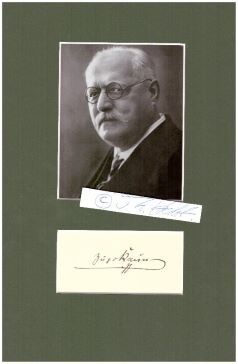 Seller image for HUGO KAUN (1863-1932) Professor, deutscher Komponist, Dirigent und Musikpdagoge. Seine Werke genossen in Deutschland und Amerika hchste Wertschtzung. Lehrer fr Komposition am Klindworth-Scharwenka-Konservatorium for sale by Herbst-Auktionen