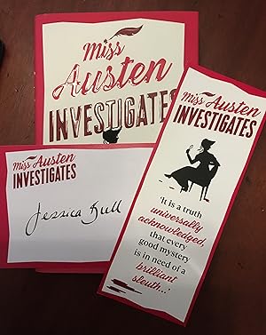 Miss Austen Investigates [with signed bookplate laid in]