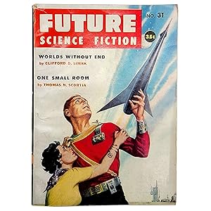 Bild des Verkufers fr Future Science Fiction, No. 31 (Winter 1956), with Worlds Without End, One Small Room, Yesterday's Heroes, The Man with Talent, Bingo and Bongo, and Mad Men of Science zum Verkauf von Memento Mori Fine and Rare Books