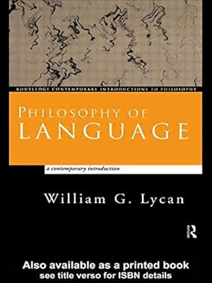 Immagine del venditore per Philosophy of Language: A Contemporary Introduction (Routledge Contemporary Introductions to Philosophy) venduto da WeBuyBooks