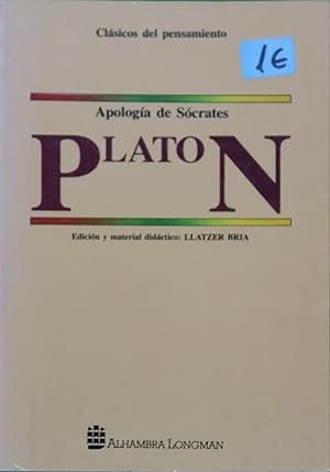 Seller image for Apologa de Scrates for sale by Librera Alonso Quijano