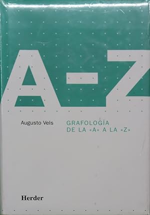 Imagen del vendedor de Grafologa de la "A" a la "Z" a la venta por Librera Alonso Quijano