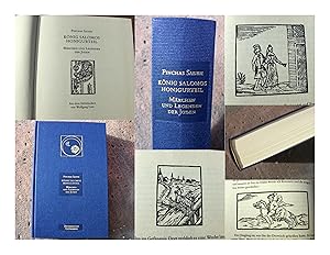 Imagen del vendedor de Knig Salomos Honigurteil. Mrchen und Legenden der Juden. "Sefer hadimionot schel hajehudim". Aus dem Hebrischen von Wolfgang Lotz. bersetzung des Nachwortes und der Quellenhinweise von Stefan Siebers. Mit Abbildungen nach Holzschnitten aus der Schocken-Bibliothek in Jerusalem. a la venta por Versandantiquariat Abendstunde