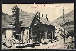 Carte postale Le Bocard prés Sentein, Usine électrique