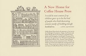 A new home for Coffee House Press