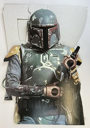 STAR WARS BOBA FETT 6ft. CARDBOARD STANDEE [Signed]