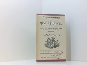 Imagen del vendedor de Originalanekdoten von Peter dem Groen. Jacob Sthlin. [Hrsg. u. Bearb. d. Textes von Ulf Lehmann] a la venta por Book Broker