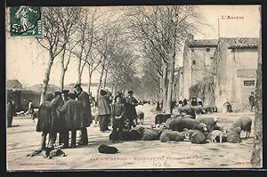 Carte postale Mirepoix, Boulevard des Remparts