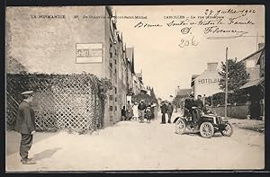 Carte postale Carolles /Normandie, La rue principale, vue de la rue