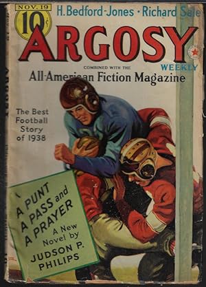 Imagen del vendedor de ARGOSY Weekly: November, Nov. 19, 1938 ("The Ship of Ishtar") a la venta por Books from the Crypt