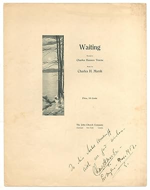 [Sheet music]: Waiting