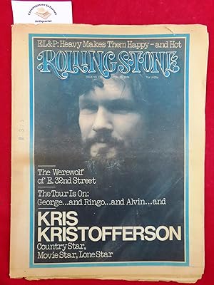 Rolling Stone Magazine April 25, 1974 Issue Nr. 159) Magazin  1. Januar 1974. Kris Kristofferson...
