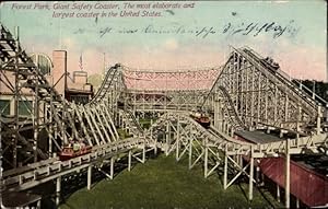 Seller image for Ansichtskarte / Postkarte Chicago Illinois USA, Forest-Park, Giant-Safety-Coaster for sale by akpool GmbH