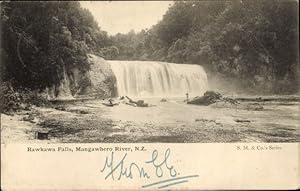 Ansichtskarte / Postkarte Neuseeland, Rawkawa Falls, Mangawhero River