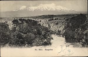 Ansichtskarte / Postkarte Neuseeland, Vulkan Raupehu