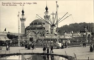 Ansichtskarte / Postkarte Liège Lüttich Wallonien, Weltausstellung 1905, Vergnügungspark