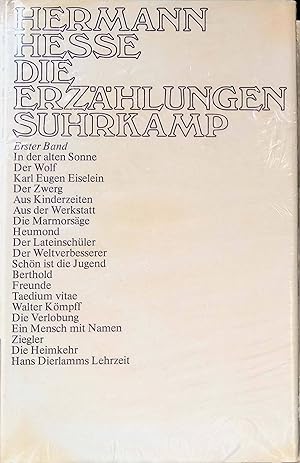 Bild des Verkufers fr Die Erzhlungen; Bd. 1. (NEUWERTIGER ZUSTAND) zum Verkauf von books4less (Versandantiquariat Petra Gros GmbH & Co. KG)