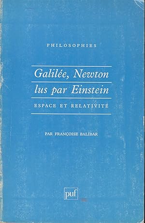 Bild des Verkufers fr Galile, Newton lus par Einstein. Espace et relativit. zum Verkauf von PRISCA