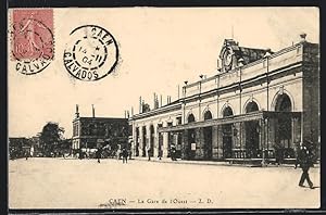 Ansichtskarte Caen, La Gare de l`Ouest