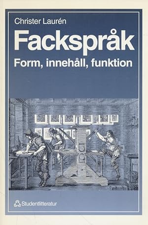 Immagine del venditore per Facksprk - form, innehll, funktion venduto da Fundus-Online GbR Borkert Schwarz Zerfa