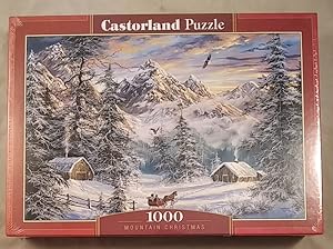 Castorland C-104680-2 Mountain Christmas [1000 Teile Puzzle]. Achtung: Nicht geeignet für Kinder ...