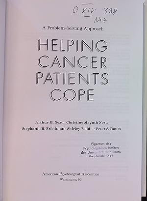 Image du vendeur pour Helping Cancer Patients Cope: A Problem-Solving Approach mis en vente par books4less (Versandantiquariat Petra Gros GmbH & Co. KG)