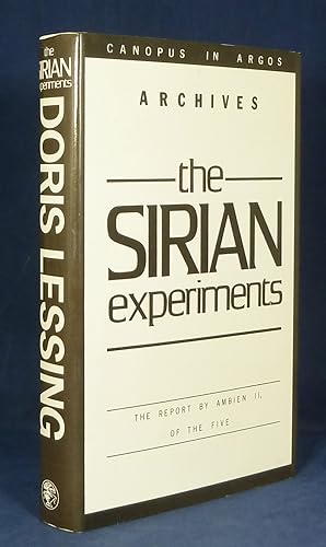 The Sirian Experiments (Canopus in Argos) *First Edition, 1st printing*