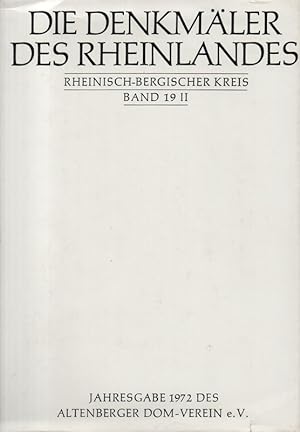 Die Denkmäler des Rheinlandes. Rheinisch-Bergischer Kreis, 2: Klüppelberg - Odenthal.